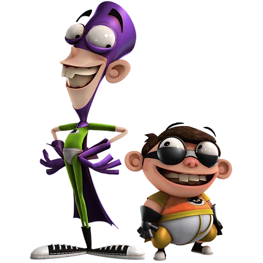 😀 Стикер «Fanboy and Chum Chum» для Telegram