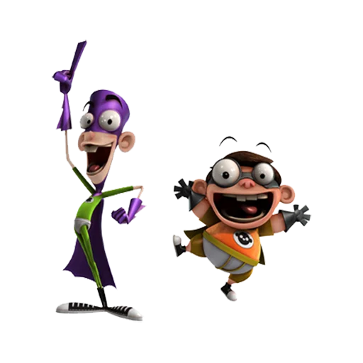 😀 Стикер «Fanboy and Chum Chum» для Telegram