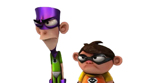 😤 Стикер «Fanboy and Chum Chum» для Telegram