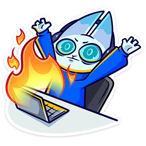 🦊 Стикер «Это третий набор с персонажем из серии Фандом Феста.» для Telegram