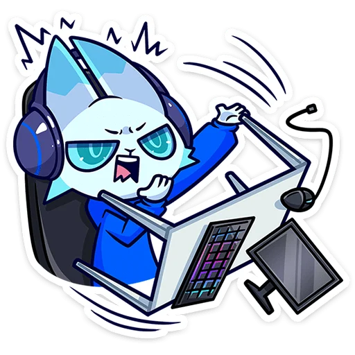 🦊 Стикер «Это третий набор с персонажем из серии Фандом Феста.» для Telegram