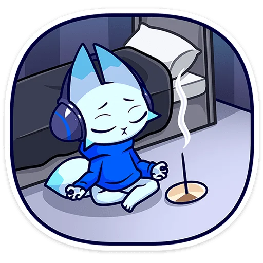 🦊 Стикер «Это третий набор с персонажем из серии Фандом Феста.» для Telegram
