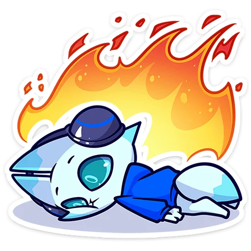 🦊 Стикер «Это третий набор с персонажем из серии Фандом Феста.» для Telegram
