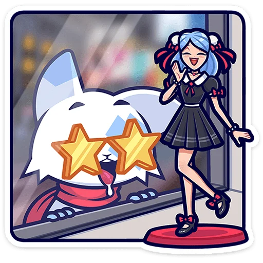 🐱 Стикер «Это отдельный пак с персонажем из набора Фандом Семья» для Telegram