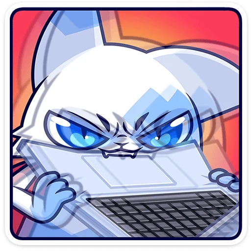 🐱 Стикер «Это отдельный пак с персонажем из набора Фандом Семья» для Telegram