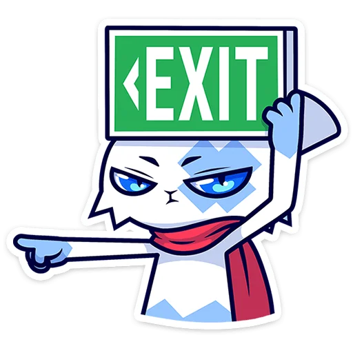 🐱 Стикер «Это отдельный пак с персонажем из набора Фандом Семья» для Telegram