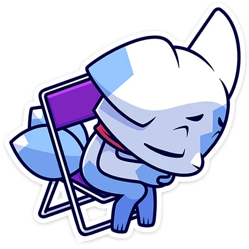 🐱 Стикер «Это отдельный пак с персонажем из набора Фандом Семья» для Telegram