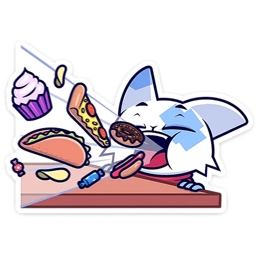 🐱 Стикер «Это отдельный пак с персонажем из набора Фандом Семья» для Telegram