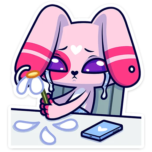 🐰 Стикер «Это второй набор с персонажем из серии Фандом Феста» для Telegram