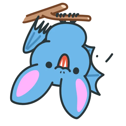 👋 Стикер «Fang the Bat» для Telegram