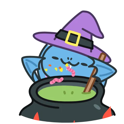 😋 Стикер «Fang the Bat» для Telegram