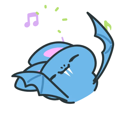 🕺 Стикер «Fang the Bat» для Telegram