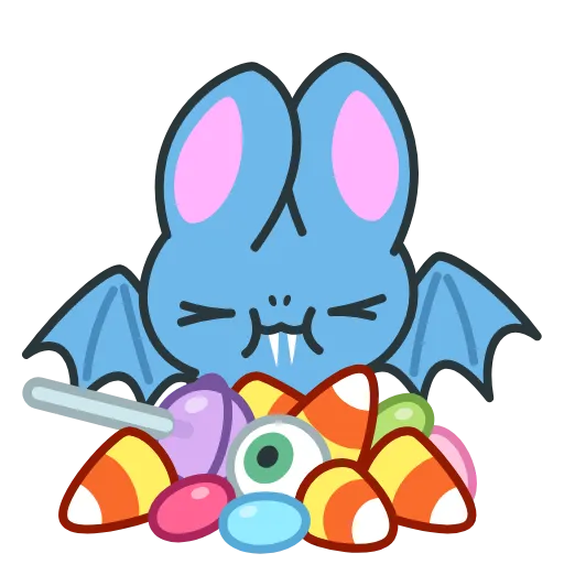 🤤 Стикер «Fang the Bat» для Telegram