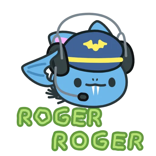 👂 Стикер «Fang the Bat» для Telegram