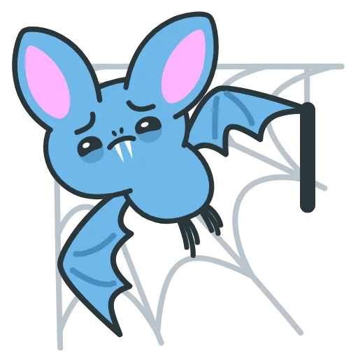 😢 Стикер «Fang the Bat» для Telegram