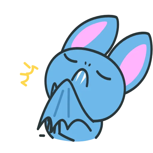 👏 Стикер «Fang the Bat» для Telegram