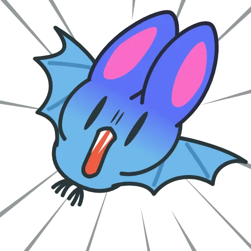 😱 Стикер «Fang the Bat» для Telegram