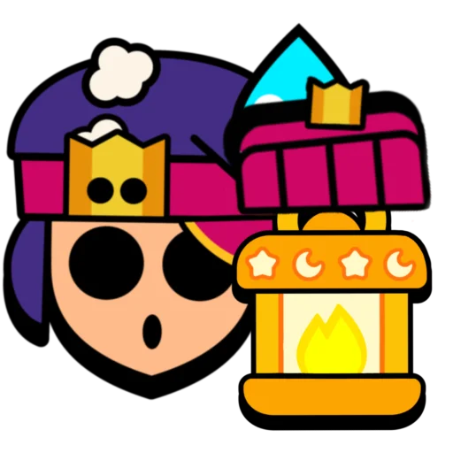 🍿 Стикер «Fang super pins omg» для Telegram
