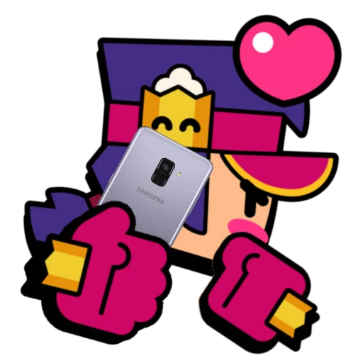 🍿 Стикер «Fang super pins omg» для Telegram