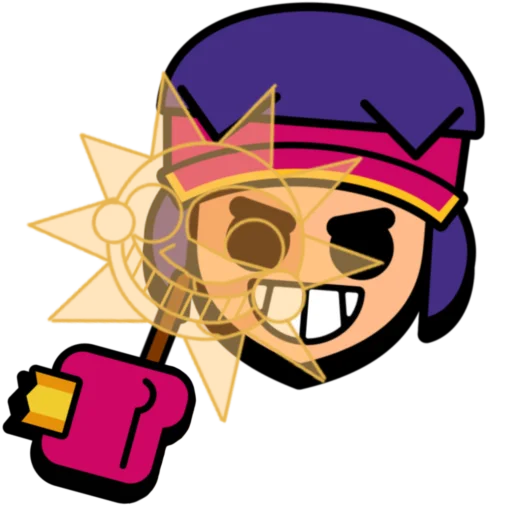 ☀️ Стикер «Fang super pins omg» для Telegram