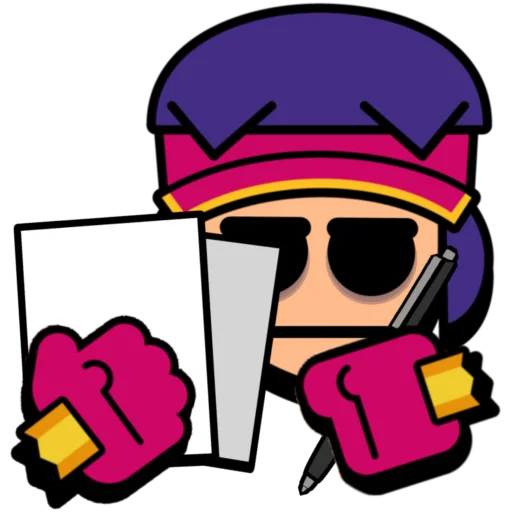 🖊 Стикер «Fang super pins omg» для Telegram