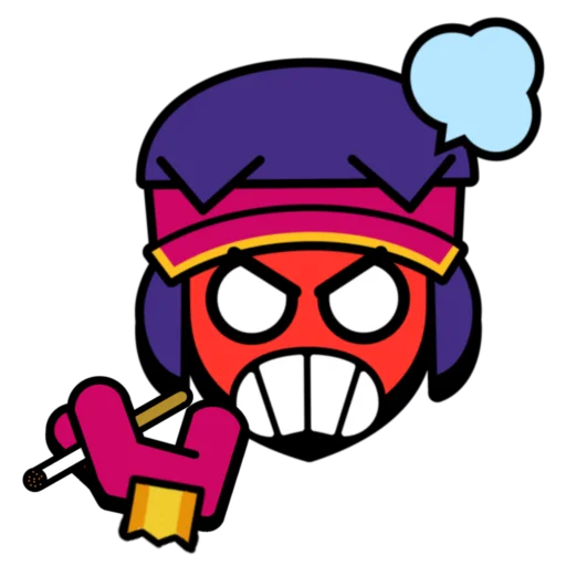 🍿 Стикер «Fang super pins omg» для Telegram