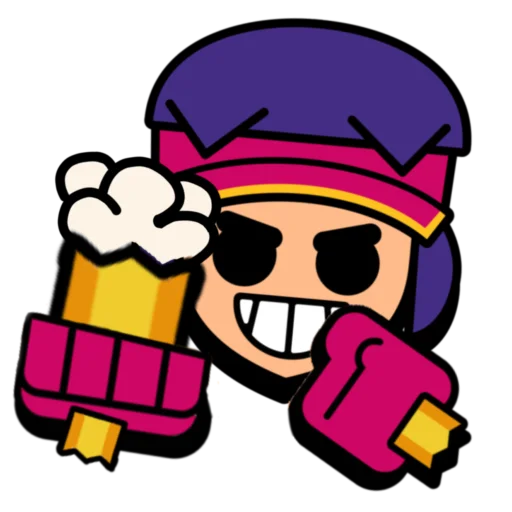 Стикерпак Fang super pins omg для Telegram