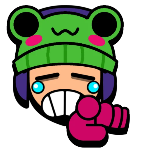🍿 Стикер «Fang super pins omg» для Telegram
