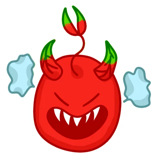 👹 Стикер «Vegan Stickers» для Telegram