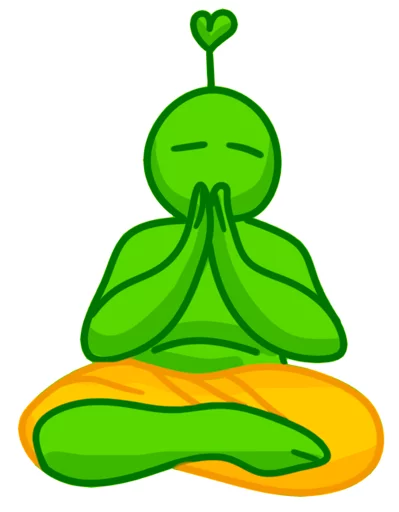 🙏 Стикер «Vegan Stickers» для Telegram