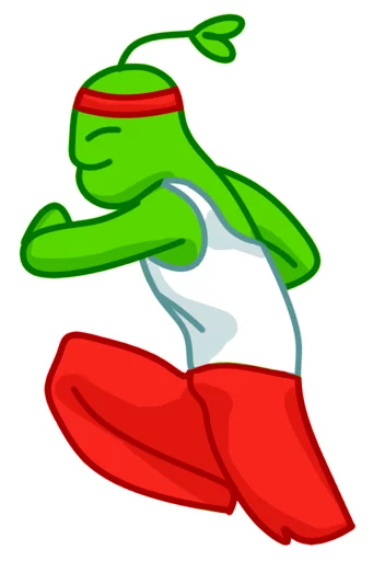 🏃‍♀️ Стикер «Vegan Stickers» для Telegram
