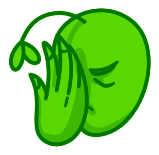 🤦‍♂️ Стикер «Vegan Stickers» для Telegram