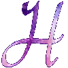 💜 Эмодзи «Фиолетовые буквы, заглавные и строчные» для Telegram