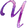 💜 Эмодзи «Фиолетовые буквы, заглавные и строчные» для Telegram