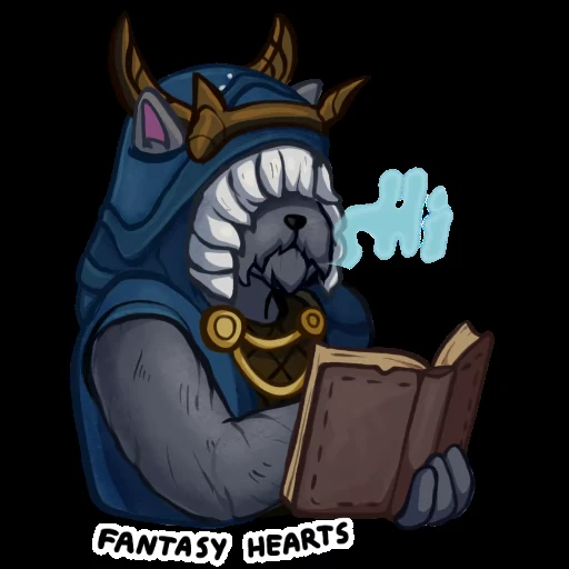 Стикер 20 Fantasy Hearts