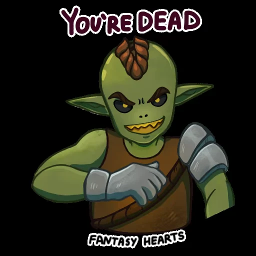 Стикер 11 Fantasy Hearts