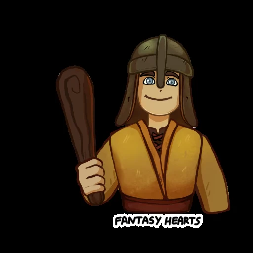 Стикер 7 Fantasy Hearts