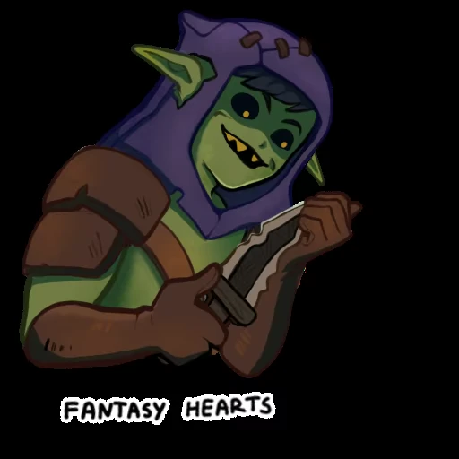 Стикер 5 Fantasy Hearts