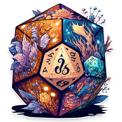 🎲 Стикер «Фэнтези» для Telegram