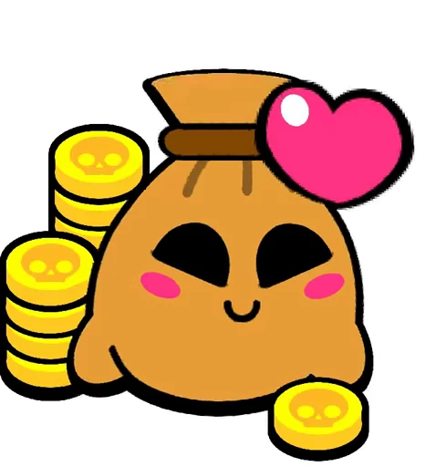 ❤️ Стикер «Brawl Stars Fantasy Pins» для Telegram