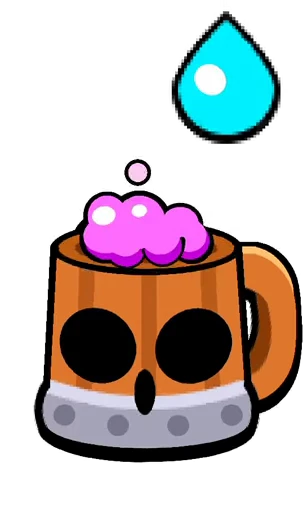😰 Стикер «Brawl Stars Fantasy Pins» для Telegram