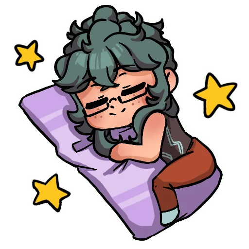 😴 Стикер «Фанни» для Telegram