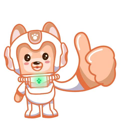 👍 Стикер «DOGGY HERO» для Telegram