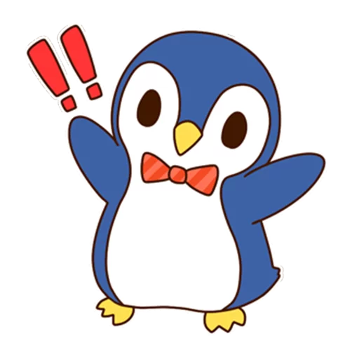 Стикерпак Fashionable penguin для Telegram