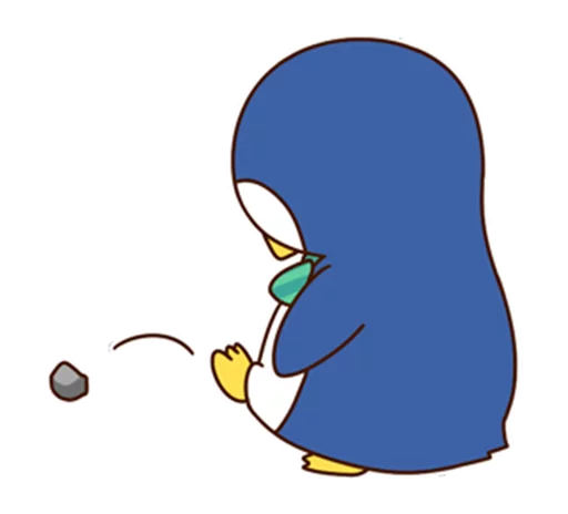 😞 Стикер «Fashionable penguin» для Telegram