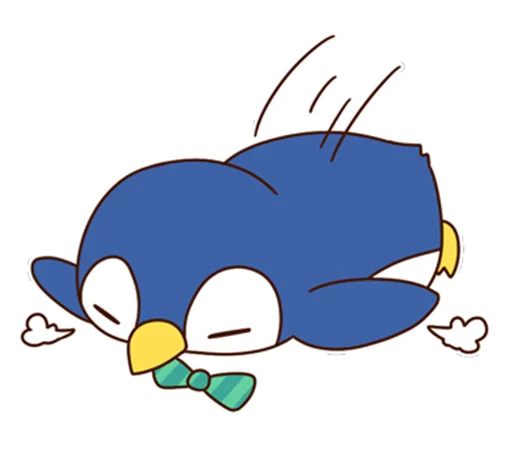 😖 Стикер «Fashionable penguin» для Telegram