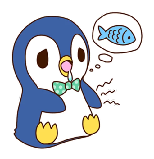 😋 Стикер «Fashionable penguin» для Telegram