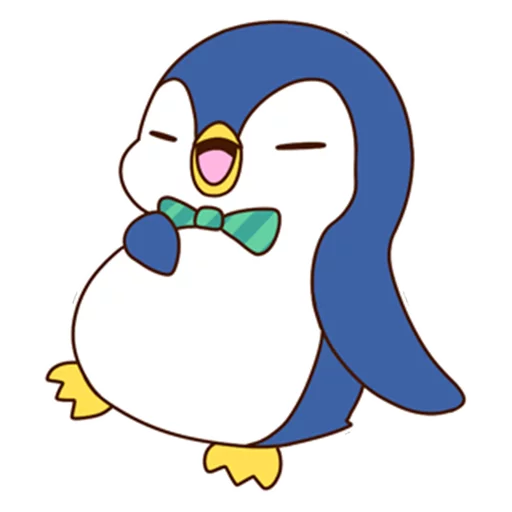 🙂 Стикер «Fashionable penguin» для Telegram