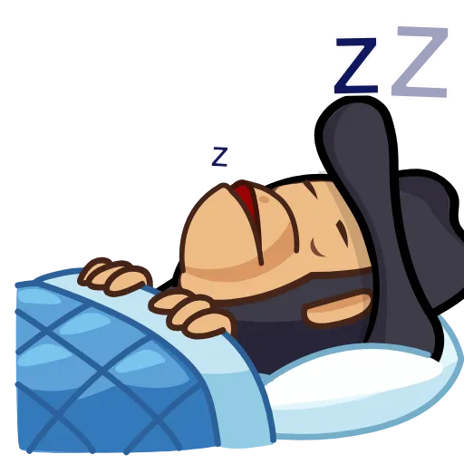 😴 Стикер «Fastdagod» для Telegram