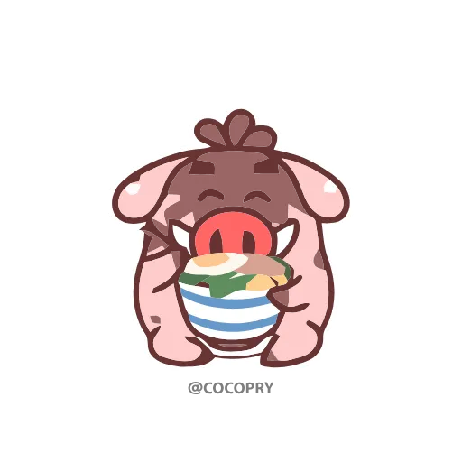 😋 Стикер «Fat Boar» для Telegram